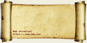 Anja Stojaković vizit kartica